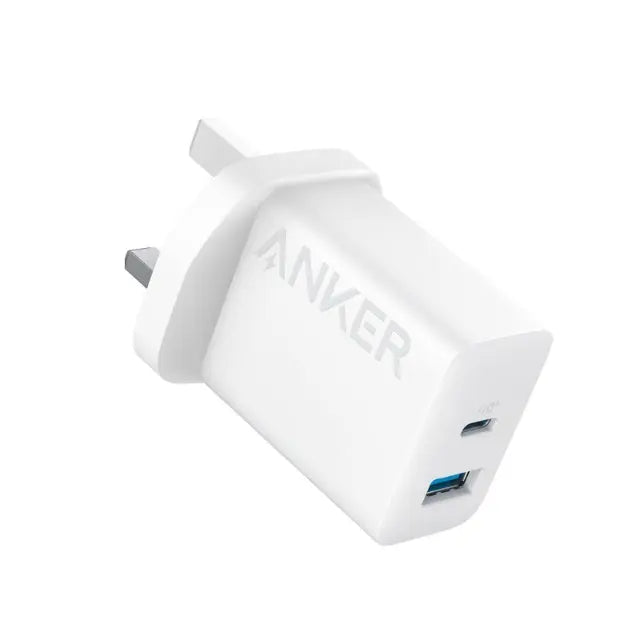 Anker 20W 2-Port High Speed Charger White - A2348k21 Anker 20W 2-Port High Speed Charger White - A2348k21